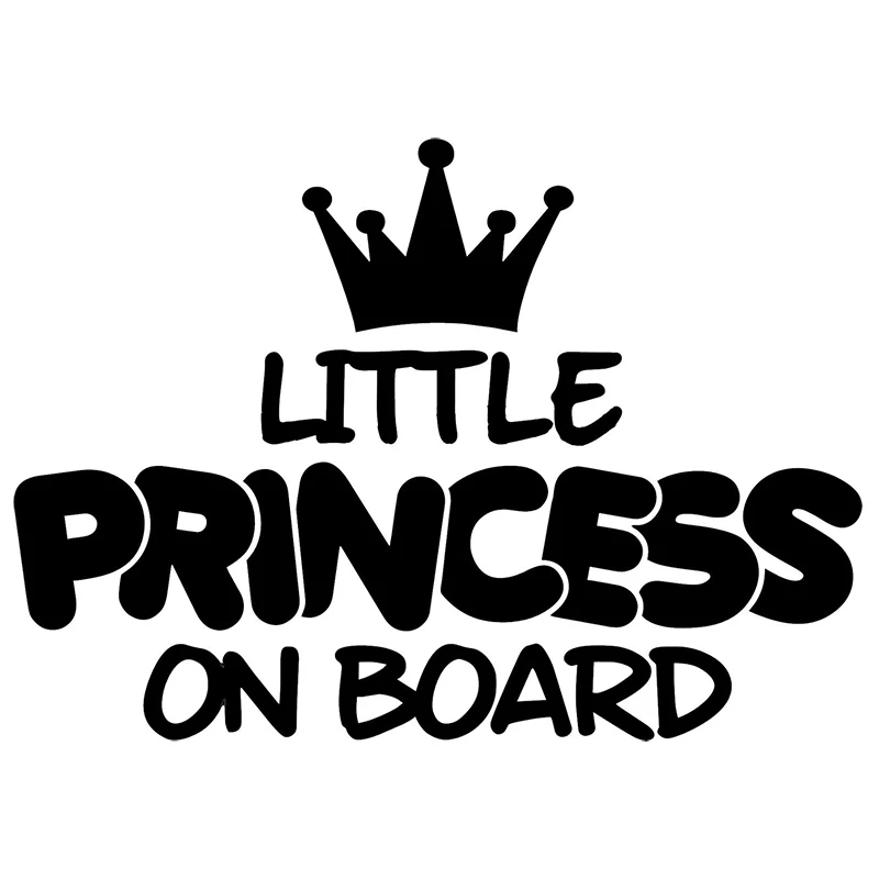

15.2*10.8cm Lovely Little Princess on Board Vinyl Decal Sticker Car Accessories Car Styling Car Stickers