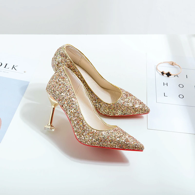 Для женщин насосы очень пикантные шикарные на высоких каблуках женская обувь