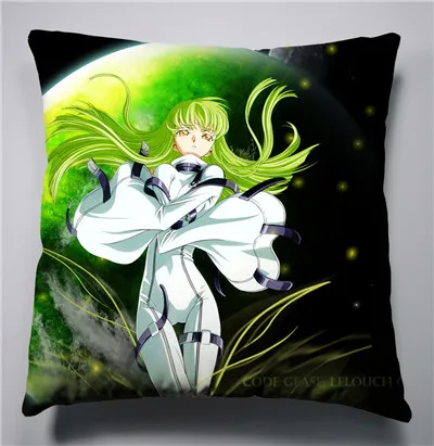 Аниме Манга Code Geass 40 х 40 см подушка декоративные индивидуальный чехол для сиденья постельные принадлежности Подушка 005 - Цвет: Цвет: желтый