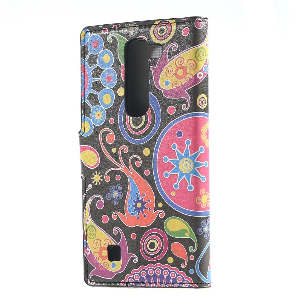 new PU leather phone case for LG G4 mini cover flip wallet card Protective shell beautiful mermaid design pattern |