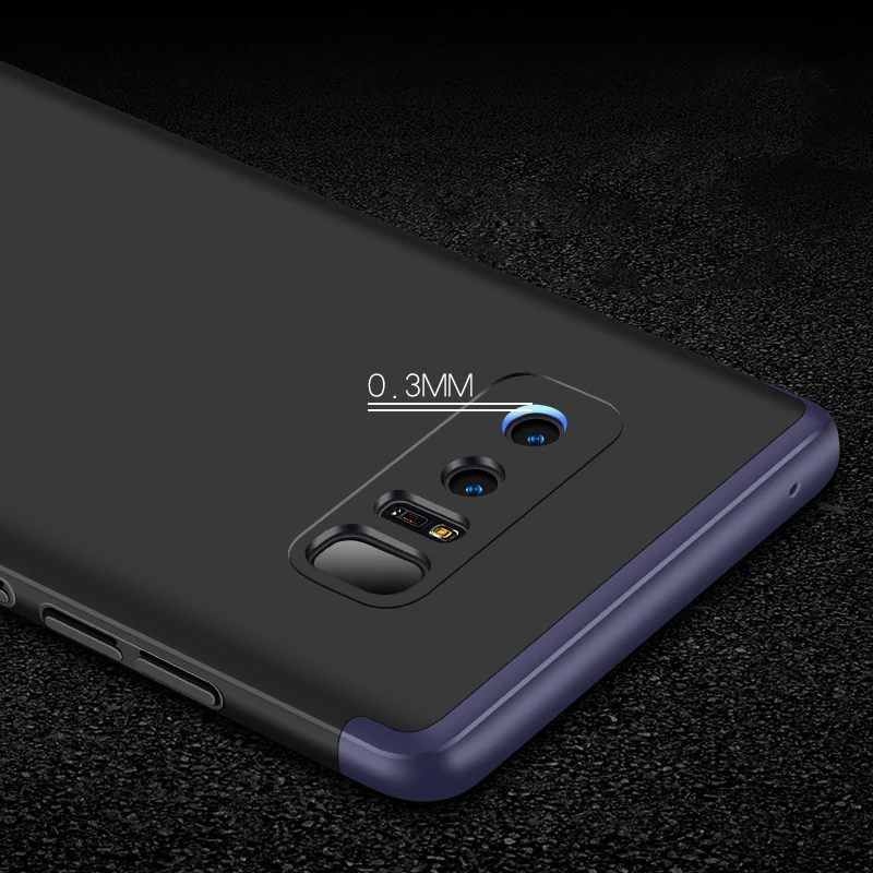 MLLSE 3 в 1 жесткий двойной Dip 360 полная защита чехол для телефона SAMSUNG Galaxy Note 8 S8 Plus