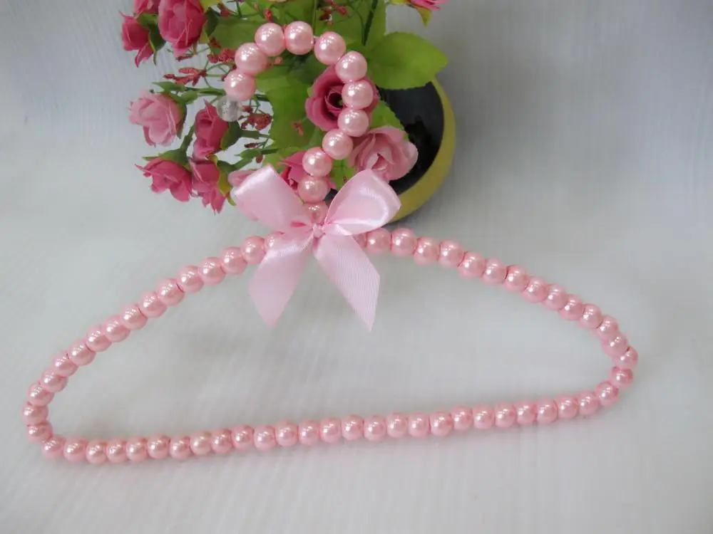 Настенная жемчужная полка с бантом для детской одежды Abs пластик оптовая продажа