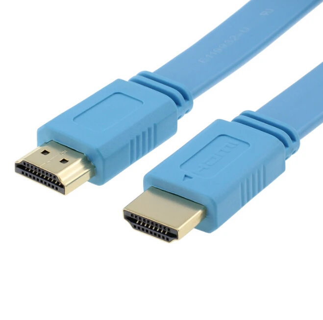 Кабель HDMI в красный черный синий 0 5 м 1 2 3 10 разъем Папа папа плоский кабель фута