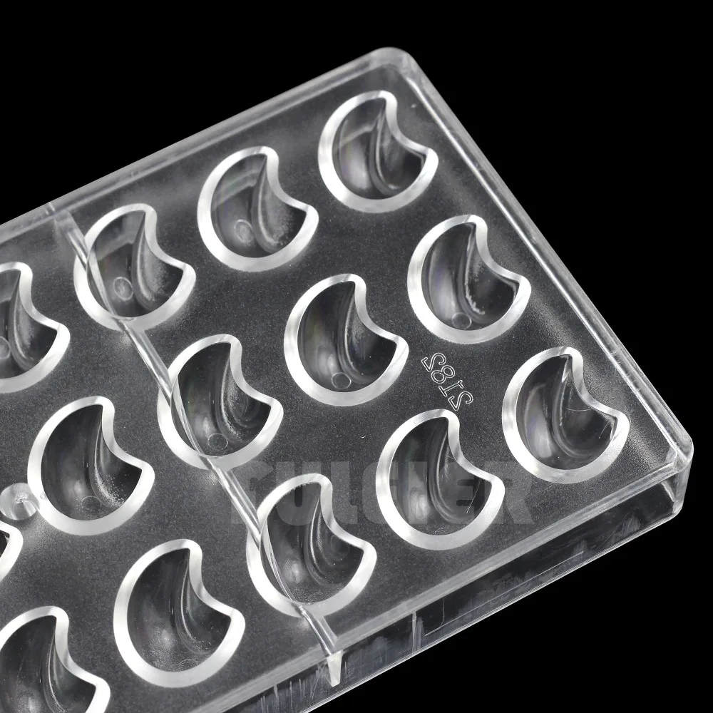 DIY лунообразные поликарбонатные шоколадные формы инструменты для выпечки и