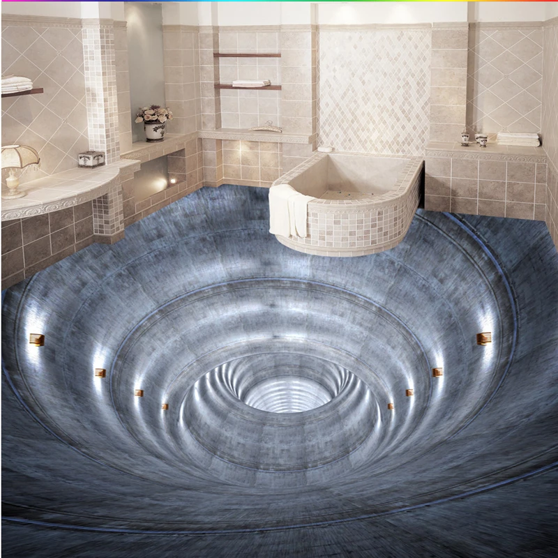 

3D-обои beibehang любых размеров, настенная живопись, супершок, пол шахты, рисунок на заказ