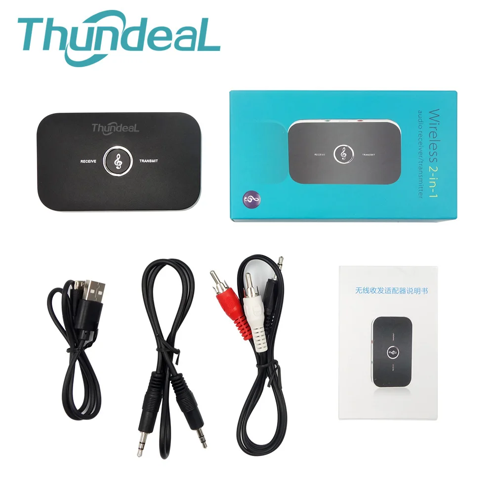 ThundeaL беспроводной Bluetooth 4 1 B6 2в1 AUX 3 5 мм аудио ресивер и передатчик для