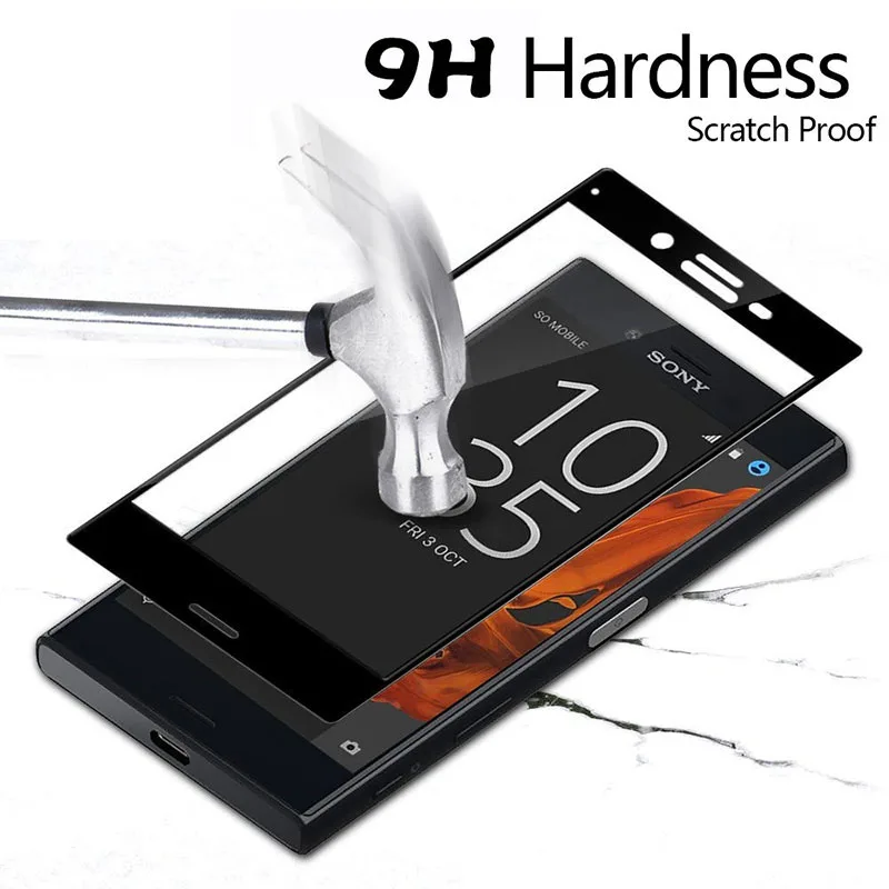 Защитный стеклянный чехол для sony Xperia XA1 XA2 XA3 Plus Ultra XZ4 из закаленного стекла XZ Premium