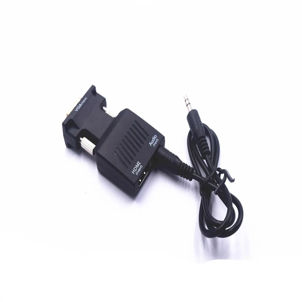 Преобразователь VGA в HDMI преобразователь для ноутбуков телевизоров с