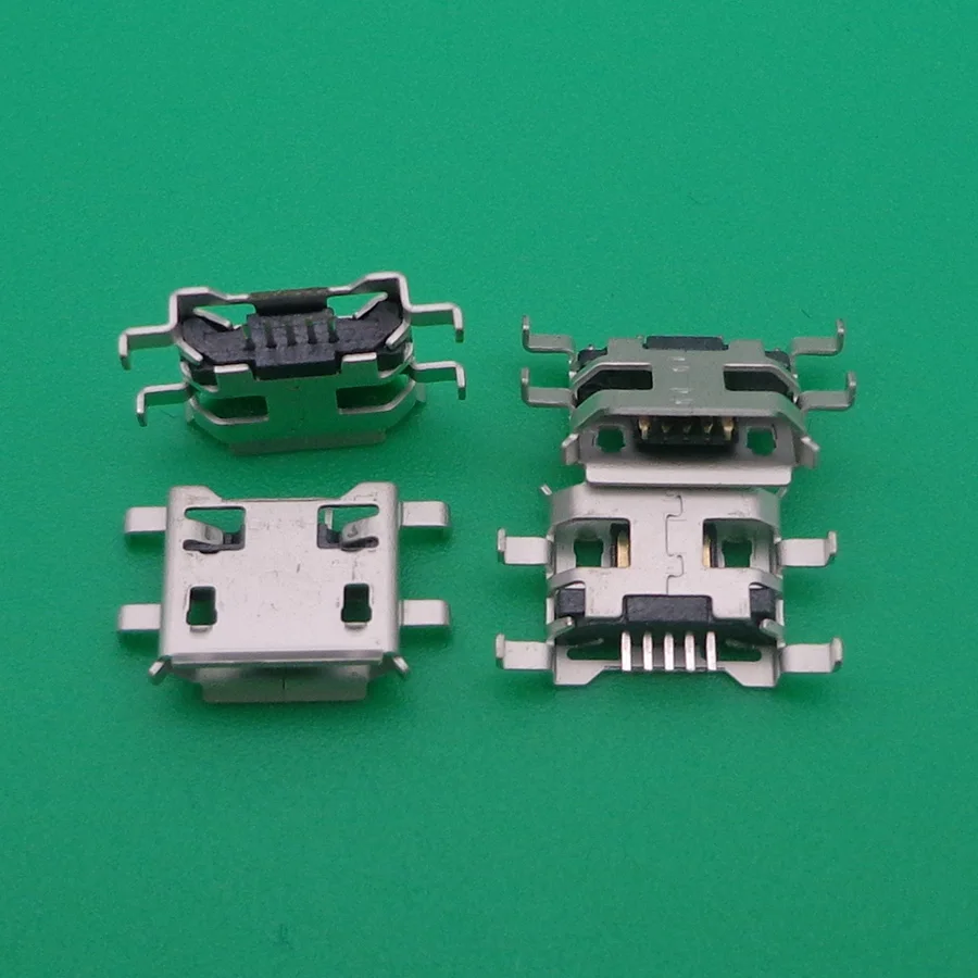 300 шт. Micro USB Тип B Женский 5 контактный фоторазъем порт печатная плата|board connector|board