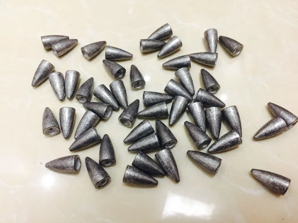 50 шт рыболовные грузила пуля Shaped Вес s литья вес 1 8g 2.5g 3.5g 5g 7g 10g 14 г 20 г|fishing sinkers|sinker