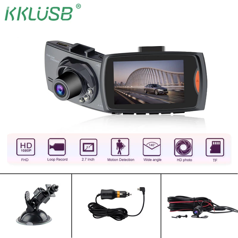 Мини DVRs Автомобильный видеорегистратор G30 2 7 &quotэкран камера видеокамера 1080 P Full HD