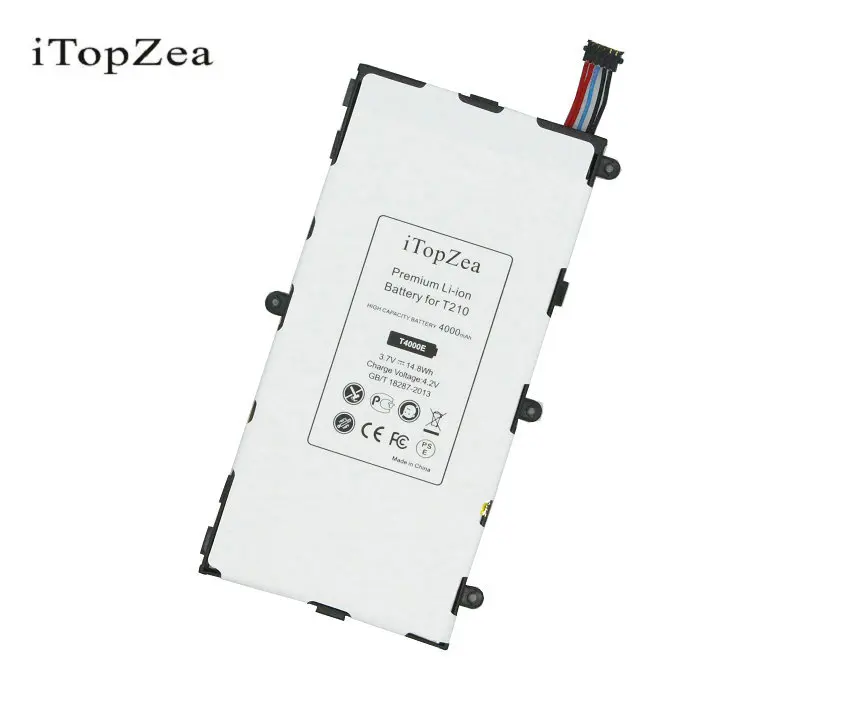 ITopZea 1x4000 мАч T4000E Сменный аккумулятор для планшета Samsung Galaxy Tab 3 7 0 T210 T211 T215 T217A T2105 T210R