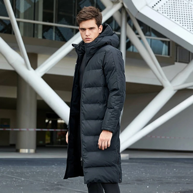 KELME мужская зимняя куртка, длинное однотонное Спортивное тренировочное пальто, мужское пальто, теплое зимнее пальто с хлопковой подкладкой для мужчин и женщин 3881406