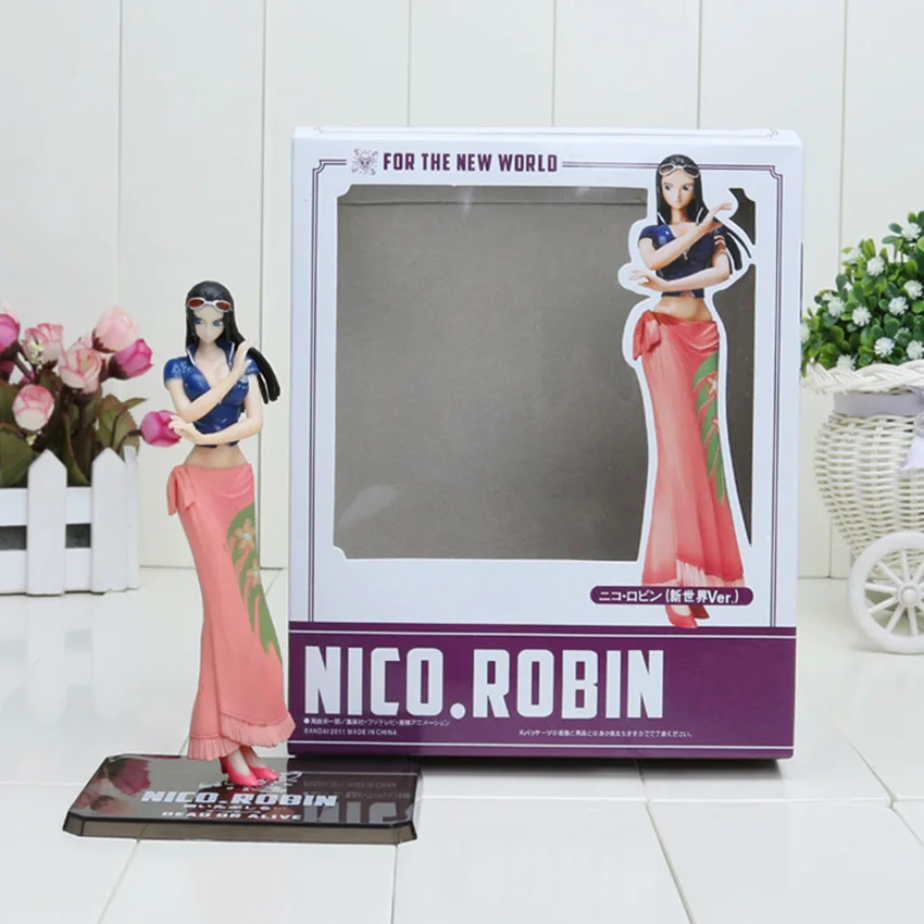 nico in box Одна деталь мертвый или живой Нико нами Луффи Усопп Санджи Чоппер Зоро 2 года спустя ПВХ фигурка одна деталь Луффи игрушка - Цвет: nico in box