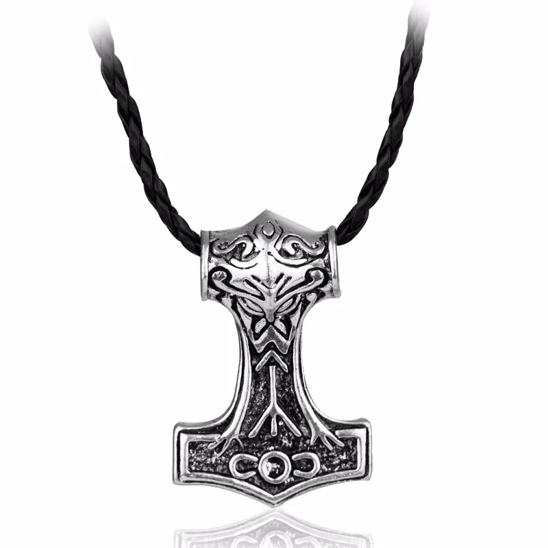 10 стилей Мститель Тор ожерелье молоток Темный мир сплав THOR'S HAMMER Magick Мужская подвеска ожерелье ювелирные изделия Прямая поставка