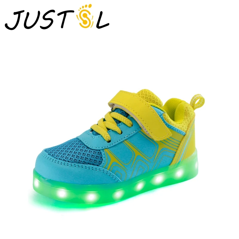 JUSTSL/модные кроссовки для мальчиков и девочек сезон весна-осень детская