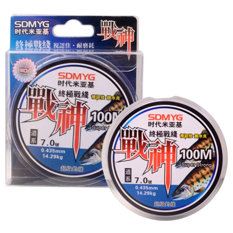 Высококачественная нейлоновая рыболовная леска 100 м для зимней рыбалки