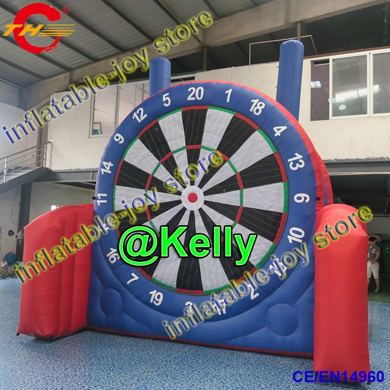 Двухсторонняя гигантская надувная настольная дротика для ног коммерческий