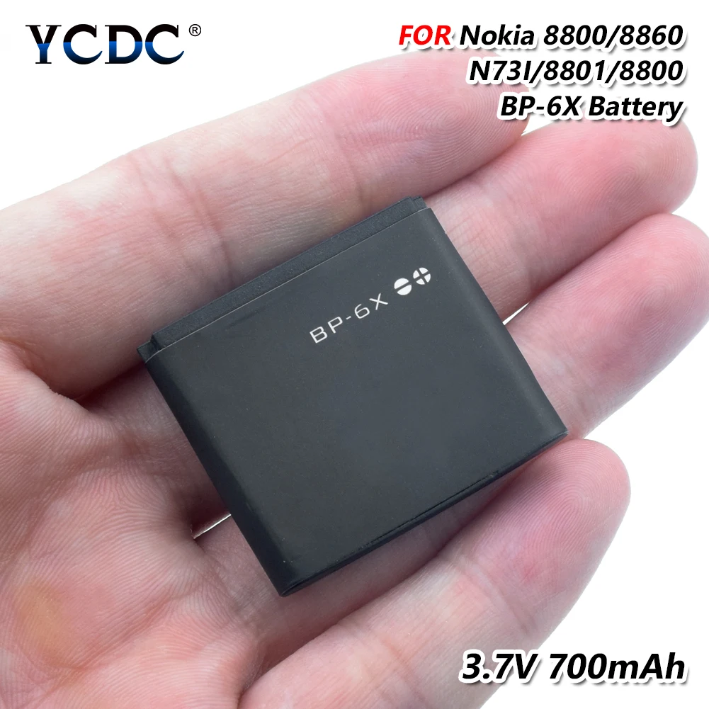 Аккумулятор для телефона 3 7 В 700 мА/ч литий ионный аккумулятор BP 6X BP6X Nokia 8800/8800
