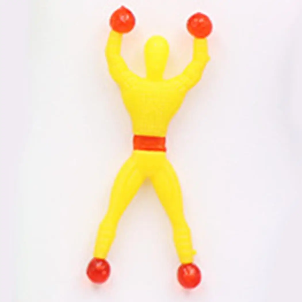 Забавная Гибкая детская игрушка липкая стена старше 3 лет скалолазание флип