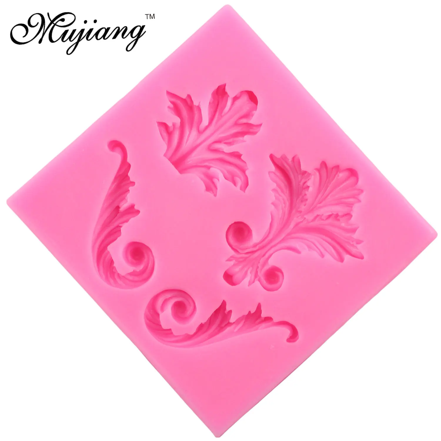 Mujiang DIY 2Pcs/Set Классический Ретро Рельефная Граница Силиконовые Формы Для Украшения Тортов Фонданта Шоколадной Глины Конфетной Выпечки.