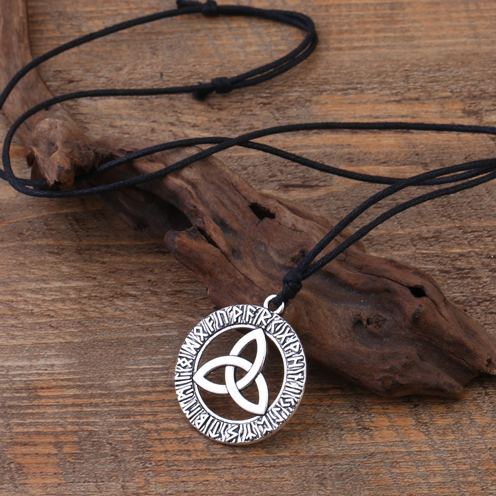 Подвеска Teamer Мужская/Женская винтажное ожерелье с подвеской в виде узелков