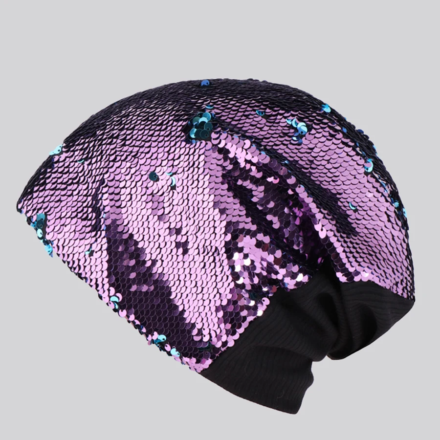 Для женщин фестиваль блесток шапочка Кепки волшебный двухсторонний Свадьба