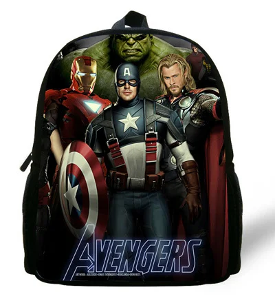 Прохладный 12 дюймов Mochila школьные детские спальные мешки для маленьких мальчиков Халк Рюкзак в детский сад, детская школьная сумка, фтуболка «Халк», «мстители», с принтом - Цвет: Темный хаки