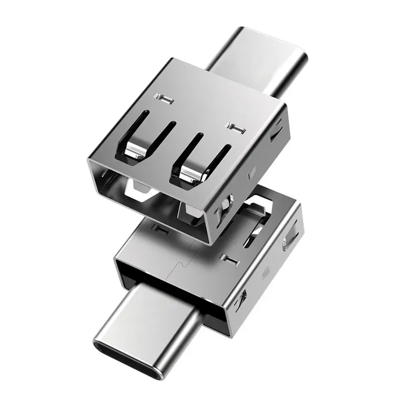 2 шт. интерфейс type C адаптер USB штекер USB2.0 Женский OTG конвертер LSMK99| |
