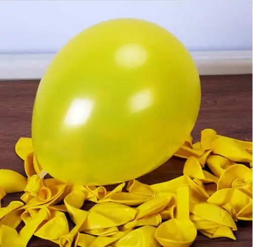 Yellow Жемчужные шары 12 дюймов толщиной 2,8 г воздушные шары ко дню рождения украшения шарики для свадьбы розовые белые фиолетовые вечерние шары высокого качества - Цвет: Yellow