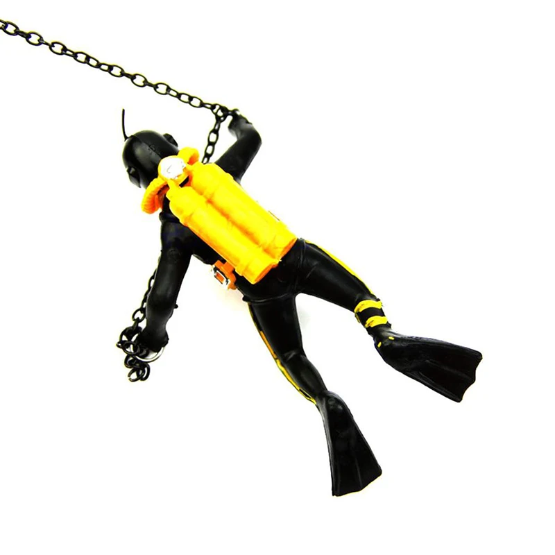 Сокровище Frogman аквариумный орнамент World of Tanks Diver Hunter Fight Treasure Figure статуя Action Fish Diver аквариумный пейзаж