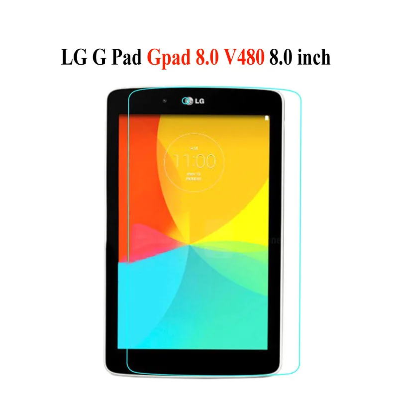 G Pad 8.0 V480 С уровнем твердости 9H закаленное Стекло пленки для мобильного телефона LG G Pad 7,0 8,0 8,3 10,1 GPad V400 V480 V490 V500 V700 V525 V930 F2 8,0 LK460 Экран защитная пленка - Цвет: G Pad 8.0 V480
