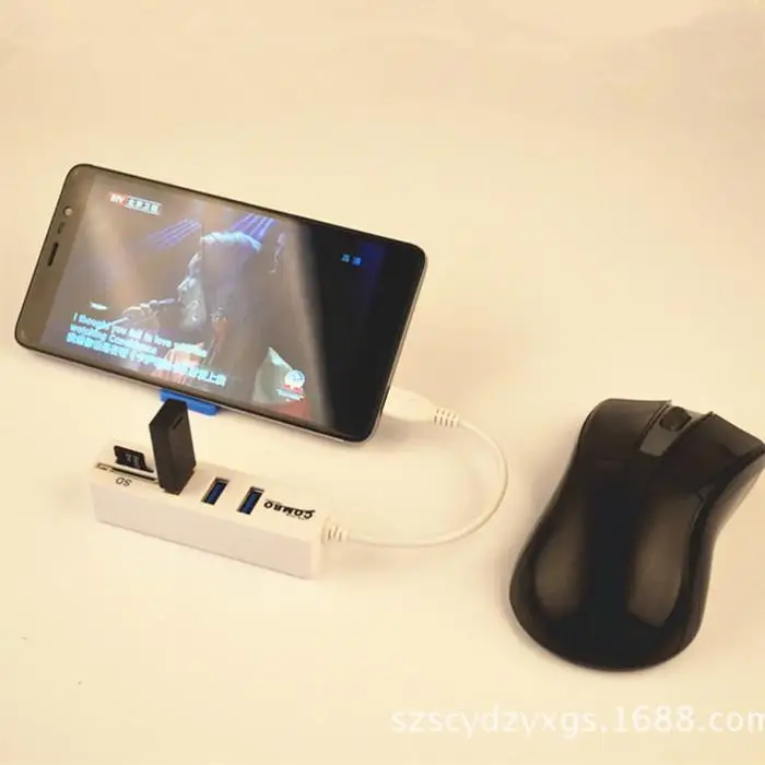Usb-концентратор с несколькими портами USB 2,0 концентратор TF/SD/USB высокий концентратор с SD/TF кард-ридером. Адаптер расширения скоростного сплиттера