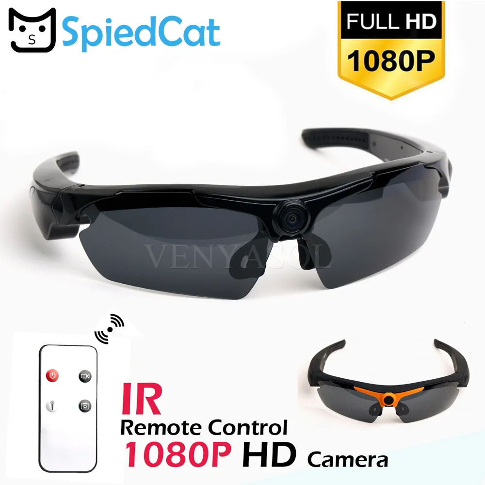 1080P HD Eye Wear 170 широкоугольные солнцезащитные очки мини видеокамера камера Mini DV DVR