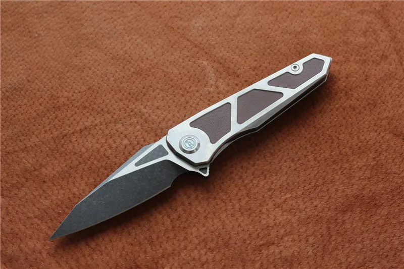 Maxace ножи Lanius складной нож, 14C28N лезвие, Нержавеющая Сталь G10 ручка, Кемпинг Охота карманные фрукты Ножи EDC инструменты - Цвет: desert black