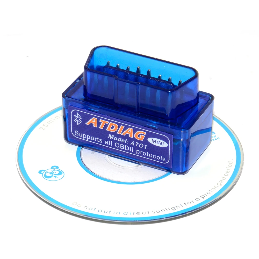 Оригинальный Автомобильный диагностический сканер ATDIAG Mini Elm327 V2.1 Bluetooth адаптер Elm