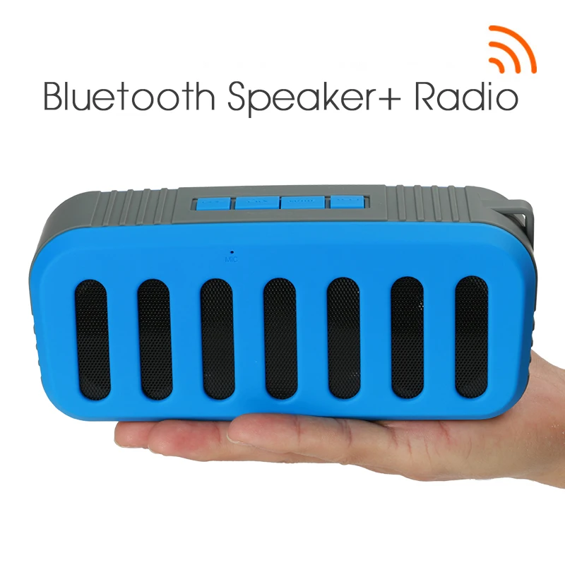 Bluetooth Колонка NewRixing портативная беспроводная акустическая система 3D стерео с