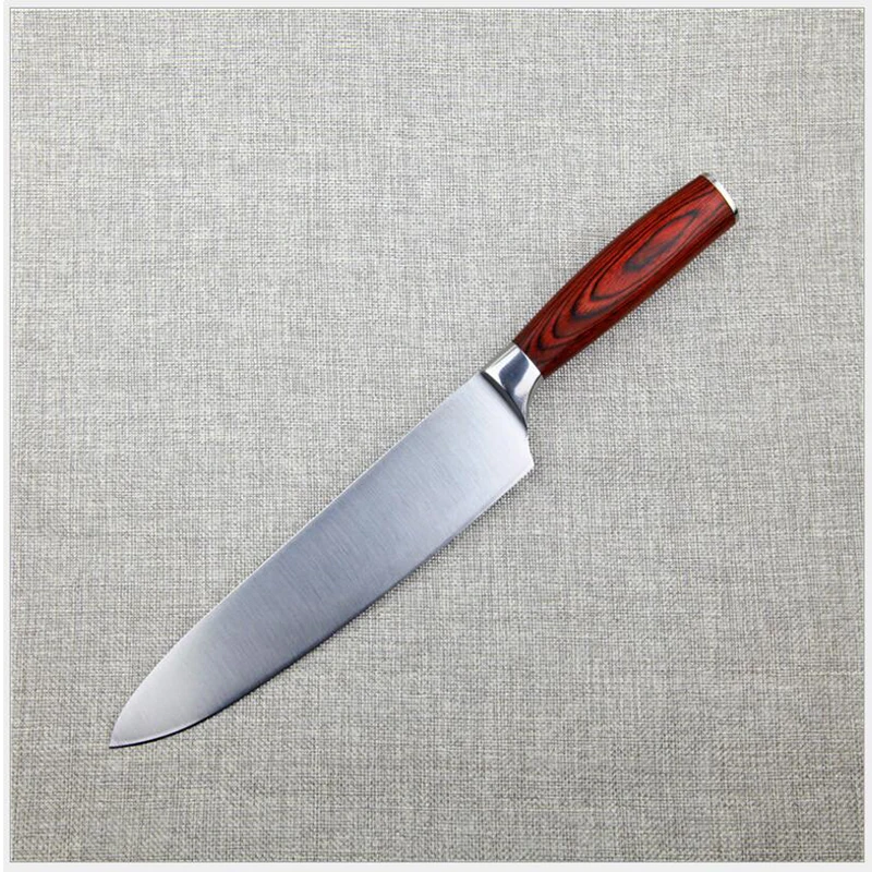 1 шт. кухонный нож из нержавеющей стали 8 дюймов|slicing knife|kitchen knifeknife cooking |
