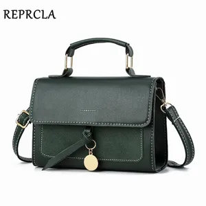 Сумка на плечо REPRCLA женская из экокожи, роскошный саквояж кросс-боди, брендовая дизайнерская маленькая модная сумочка