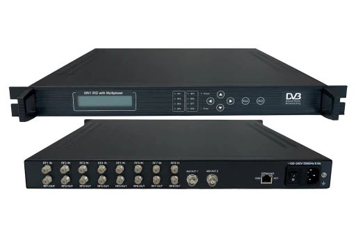 DVB-S/S2 8в1 IRD 8 * in ASI out IP радио и ТВ Вещательное оборудование sc-2133 | Электроника