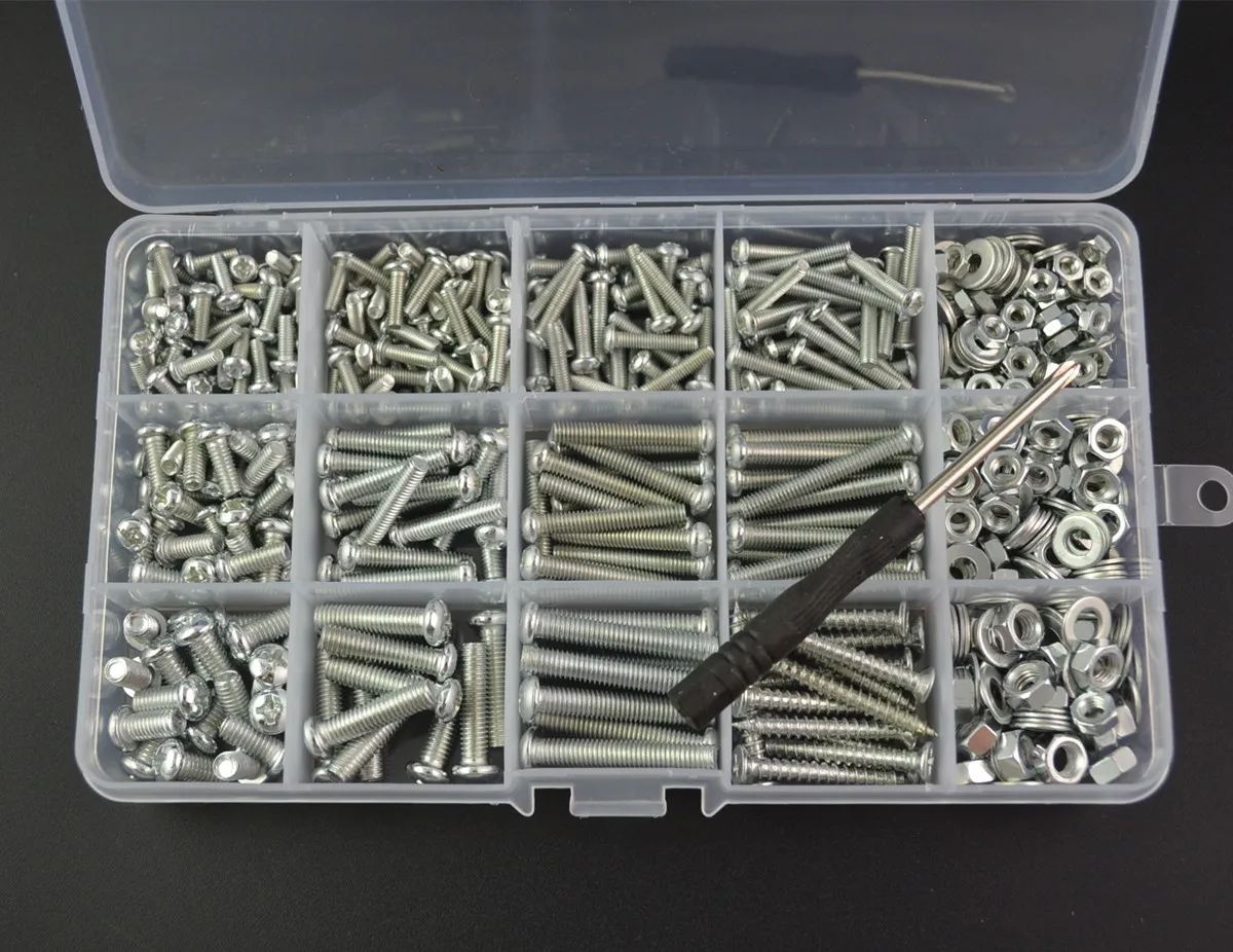 Набор крышек болт гайка шайба комплект DIY оборудования оптовая M4 M5 M6| |