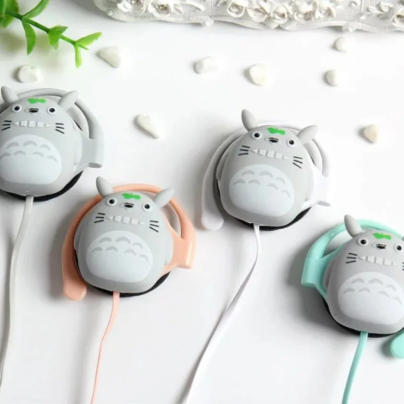 Стерео гарнитура для телефона Тоторо крюк наушник Hifi для iPhone huawei samsung Xiaomi sony Hands Free детские наушники для девочек
