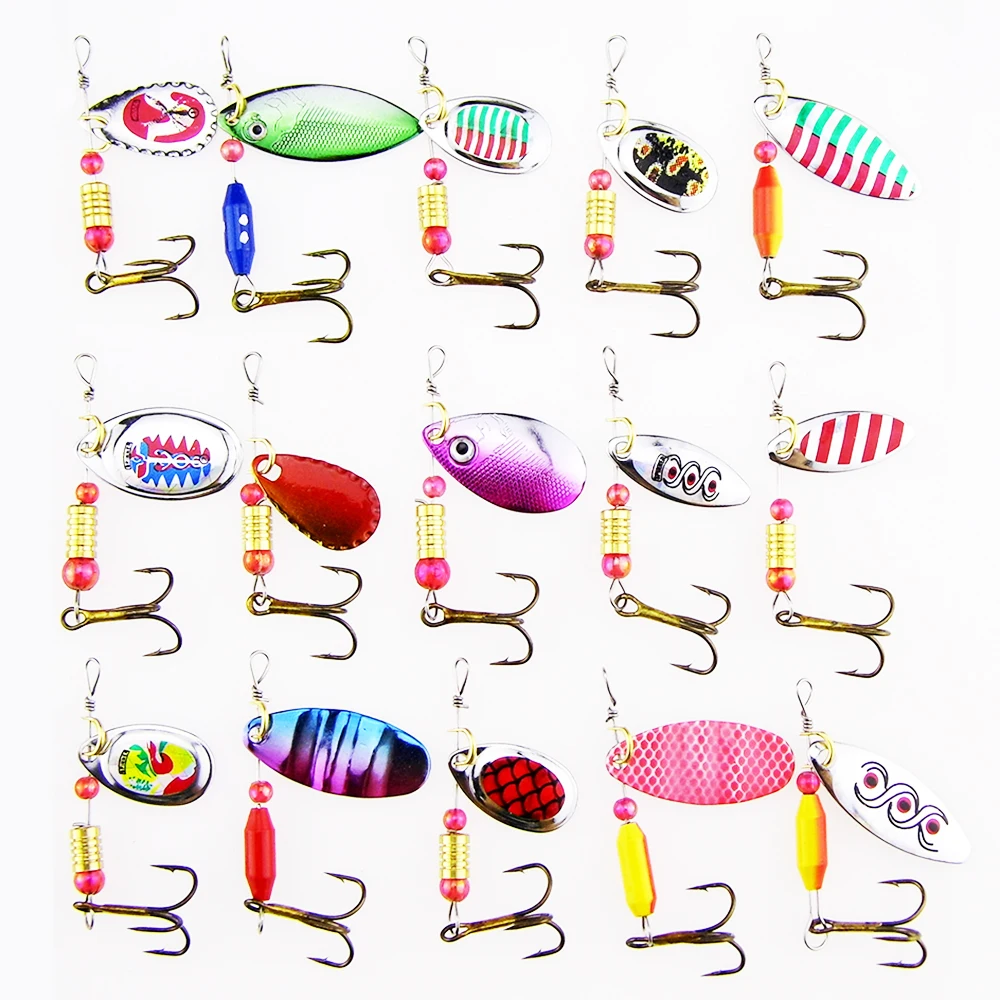 Набор искусственных приманок с металлической ложкой 30 шт.|set the alarm clock|set carvingspoon knife