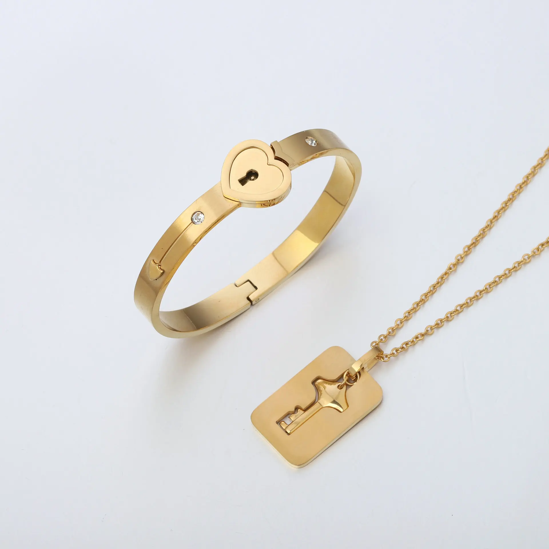 Буэнос модный браслет для влюбленных сердце замок браслеты брелок подвеска