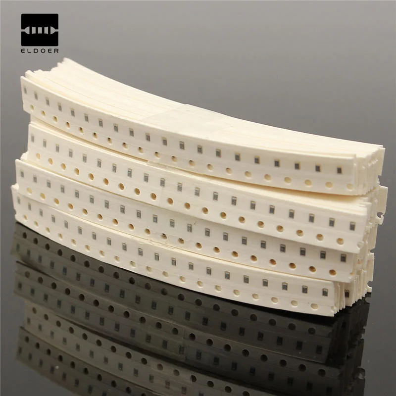 Лот из 1800 шт. 0603 1% SMD резистор SMT конденсатор с алюминиевой крышкой, набор Ассорти экономичная упаковка 2x1 мм 10R~ 1 м-1 шт./10 Вт
