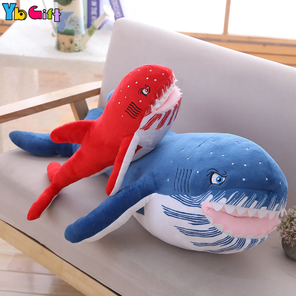 

Soft Lifelike Blue Shark Plush Toys Stuffed Soft Animal Fish Baby Shark Toy Pillow Children Gifts Birthday Party Decoration