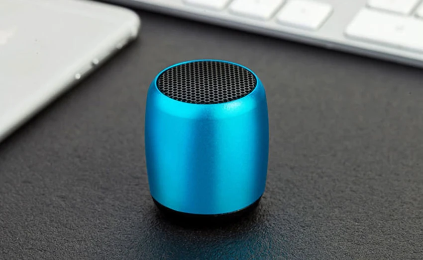 Aimitek TWS супер мини беспроводной Bluetooth динамик карманный размер Портативный бас алюминиевый динамик селфи пульт дистанционного управления Кнопка воспроизведения музыки