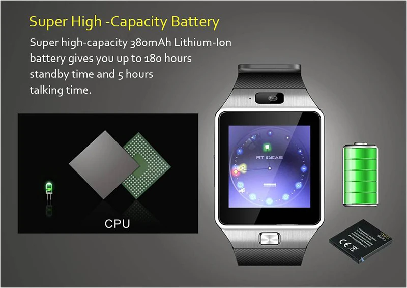 Reloj Цифровой hombre Bluetooth Смарт часы DZ09 Smartwatch TF SIM Камера для IOS iPhone Android телефон reloj mujer цифровой