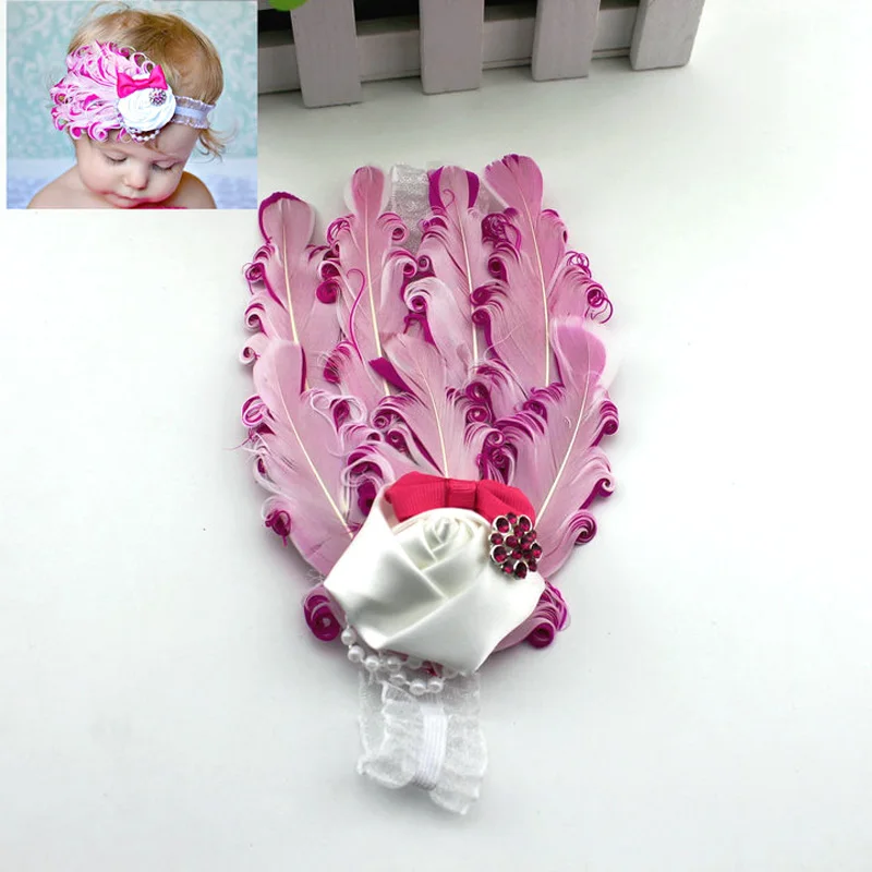 Новинка цветочная повязка для девочек Лидер продаж цельная волос детские