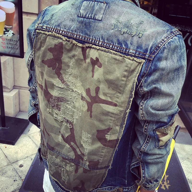 Оригинальные дизайнерские мужские Осень Новый горячий повседневные камуфляжные
